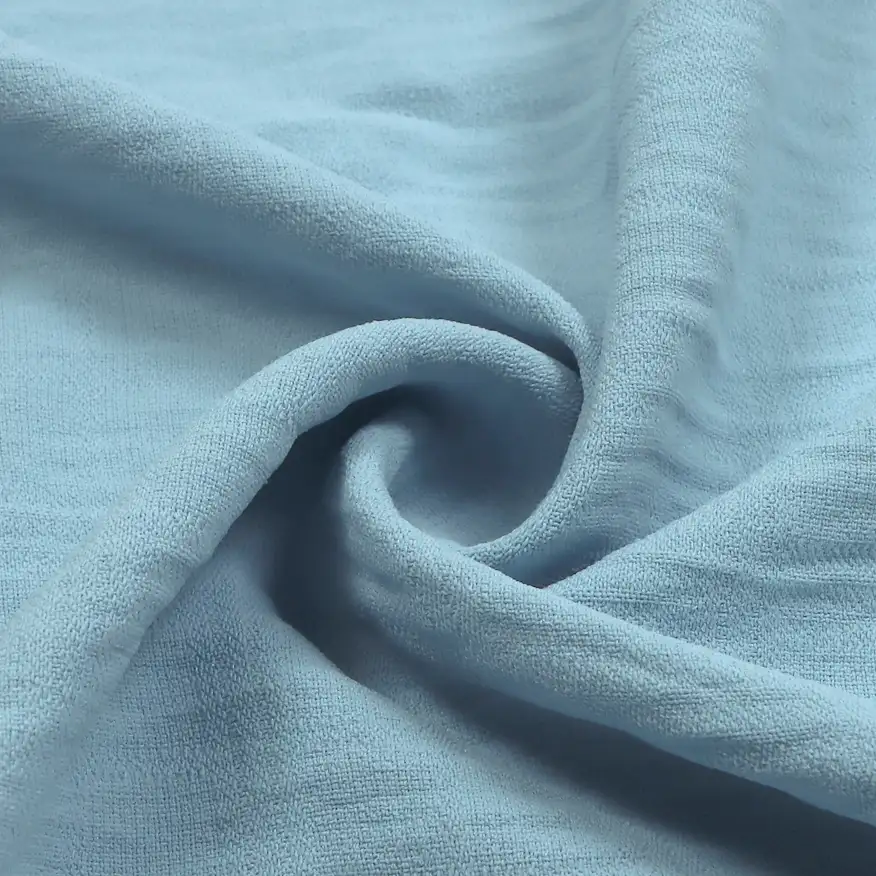 China Fabric for Shirt,Pants,Skirt,Kids Ruffle Tiered Dress,Kids Sleeveless Tutu Dress Four-way Stretch (Bi-Stretch) Synthetic Woven Fabric Polyester blue color buy from China wholesaler bulk order at wholesale price free worldwide shipping Alibaba