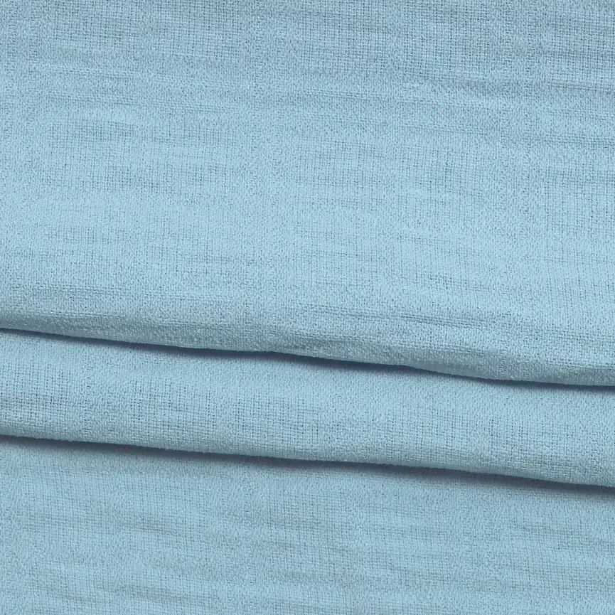 China Fabric for Shirt,Pants,Crop Top,Skirt,Shorts Four-way Stretch (Bi-Stretch) Synthetic Woven Fabric Polyester blue color buy from China wholesaler bulk order at wholesale price free worldwide shipping Alibaba