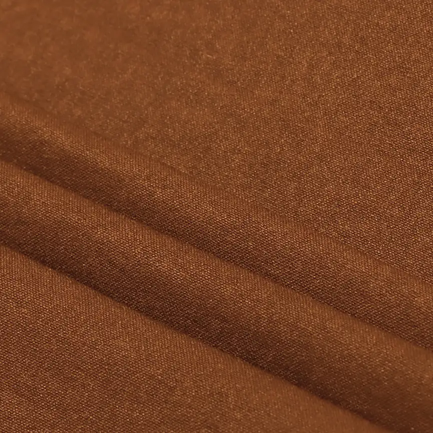 China Fabric for Shirt,Pants,Skirt,Gathered Strappy Mini Dress Four-way Stretch (Bi-Stretch) Synthetic Woven Fabric Polyester brown color buy from China wholesaler bulk order at wholesale price free worldwide shipping Alibaba