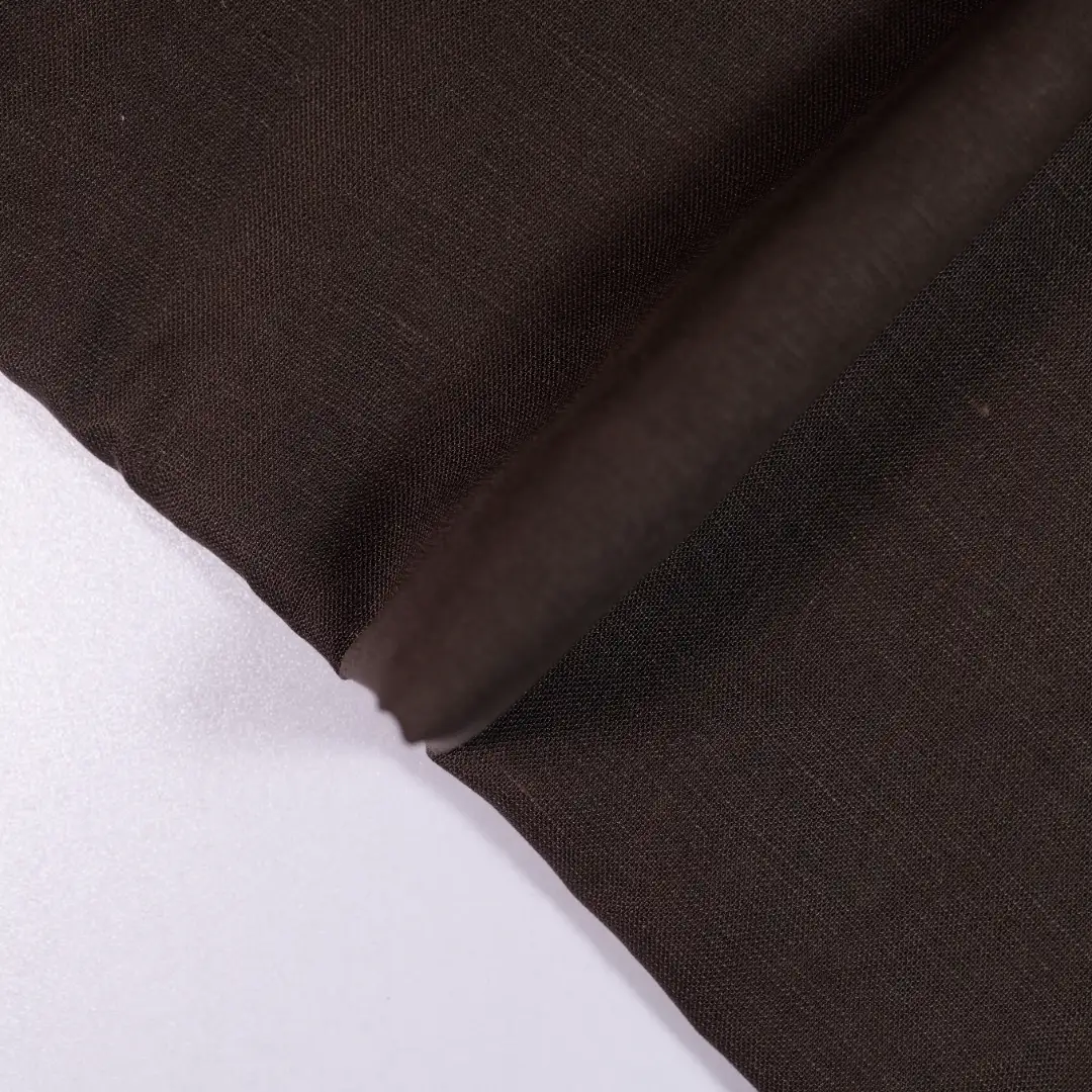 China Fabric for Shirt,Pants,T-Shirt Linen/Cotton Plain Natural Woven Fabric Flax Cotton Brown color buy from China wholesaler bulk order at wholesale price free worldwide shipping Alibaba