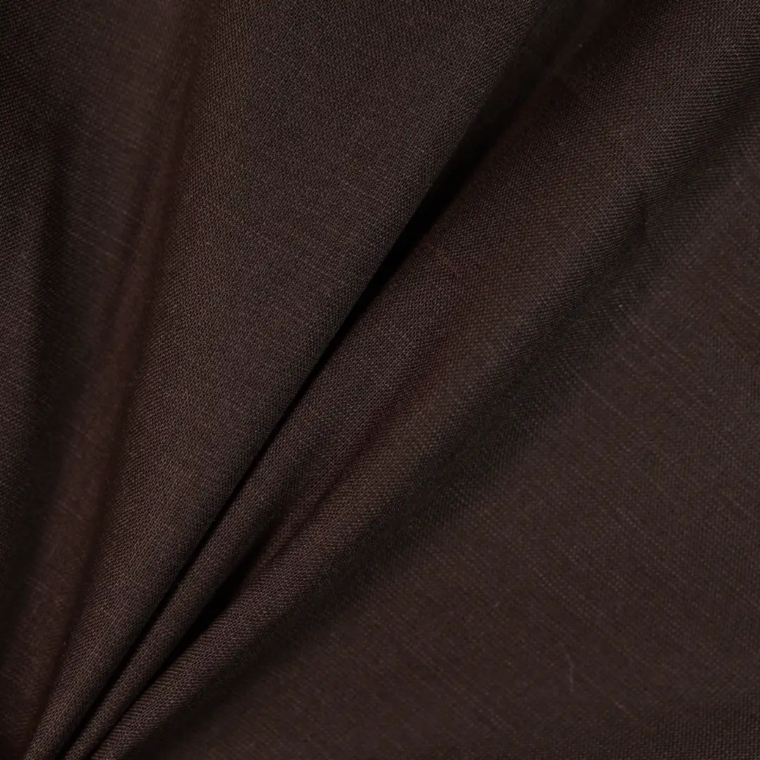 China Fabric for Shirt,Pants,T-Shirt Linen/Cotton Plain Natural Woven Fabric Flax Cotton Brown color buy from China wholesaler bulk order at wholesale price free worldwide shipping Alibaba
