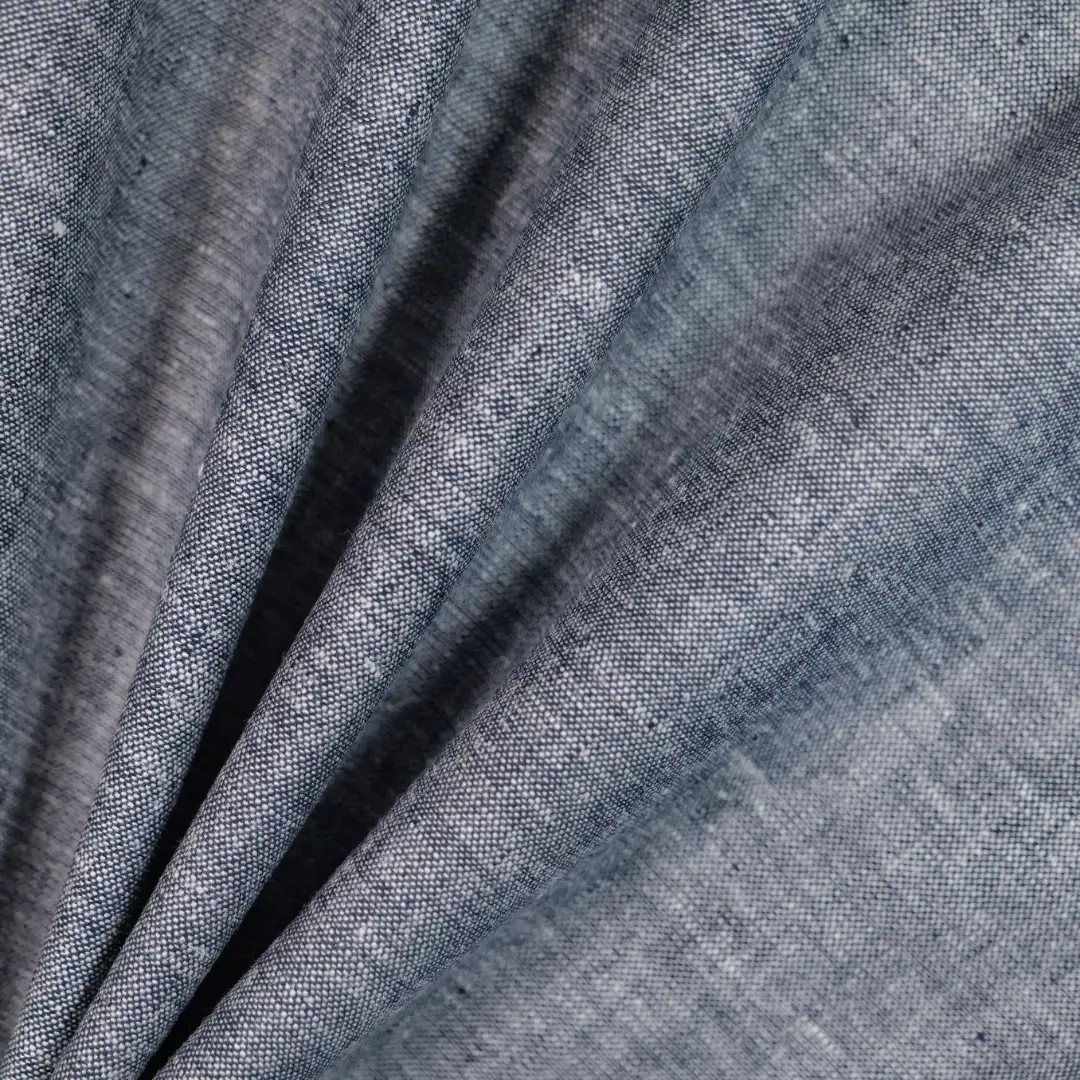 China Fabric for Shirt,Pants,Crop Top,Skirt Linen/Cotton Plain Natural Woven Fabric Cotton Flax grey color buy from China wholesaler bulk order at wholesale price free worldwide shipping Alibaba