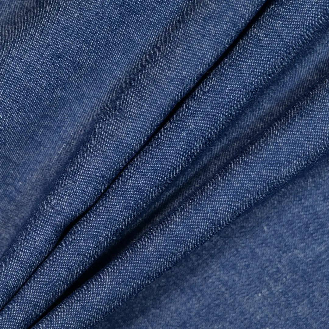 China Fabric for Shirt,Pants,Skirt Linen/Cotton Plain Natural Woven Fabric Cotton Flax navy color buy from China wholesaler bulk order at wholesale price free worldwide shipping Alibaba