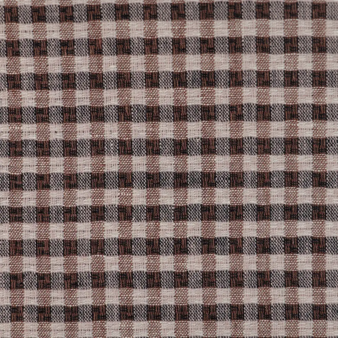 China Fabric for Shirt,Pants,Crop Top,Skirt Linen/Cotton Plain Natural Woven Fabric Flax Cotton brown color buy from China wholesaler bulk order at wholesale price free worldwide shipping Alibaba