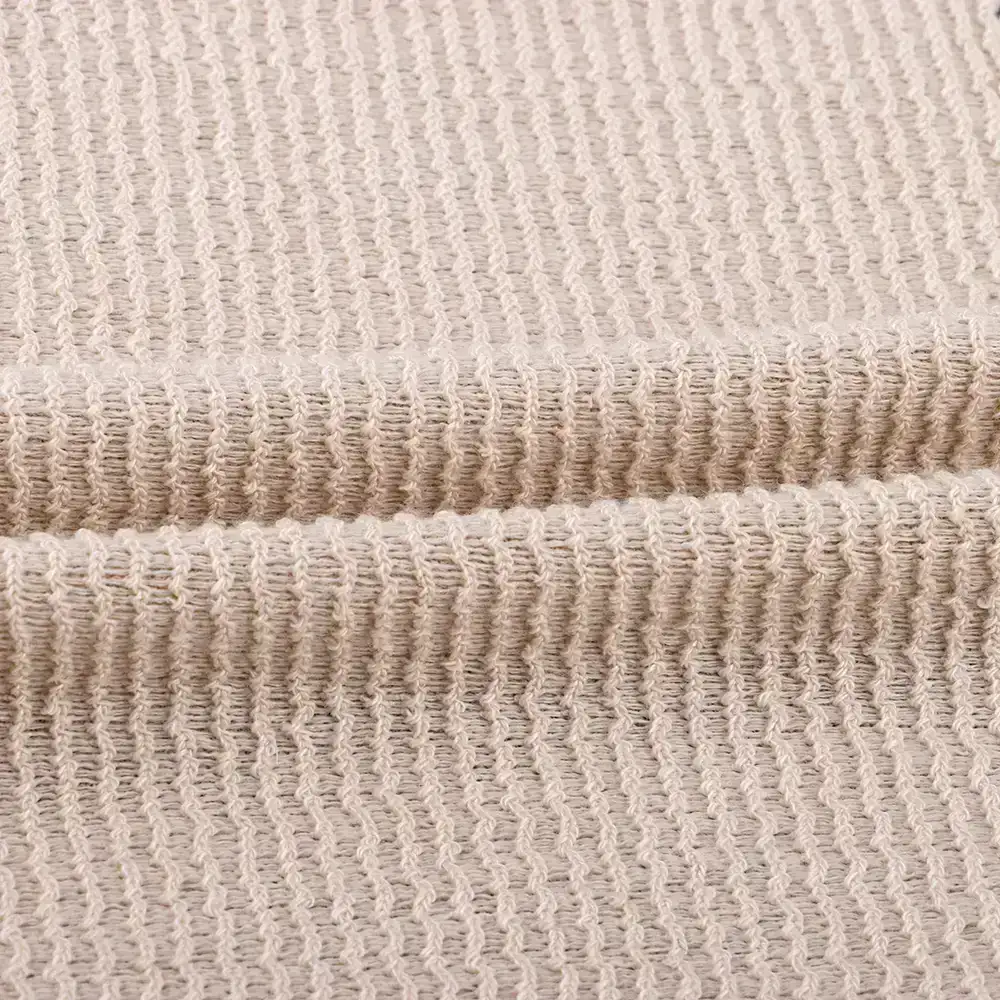 China Fabric for Jackets,Blazer Weft Jacquard Knit Fabric Polyester Elastane off-white color buy from China wholesaler bulk order at wholesale price free worldwide shipping Alibaba