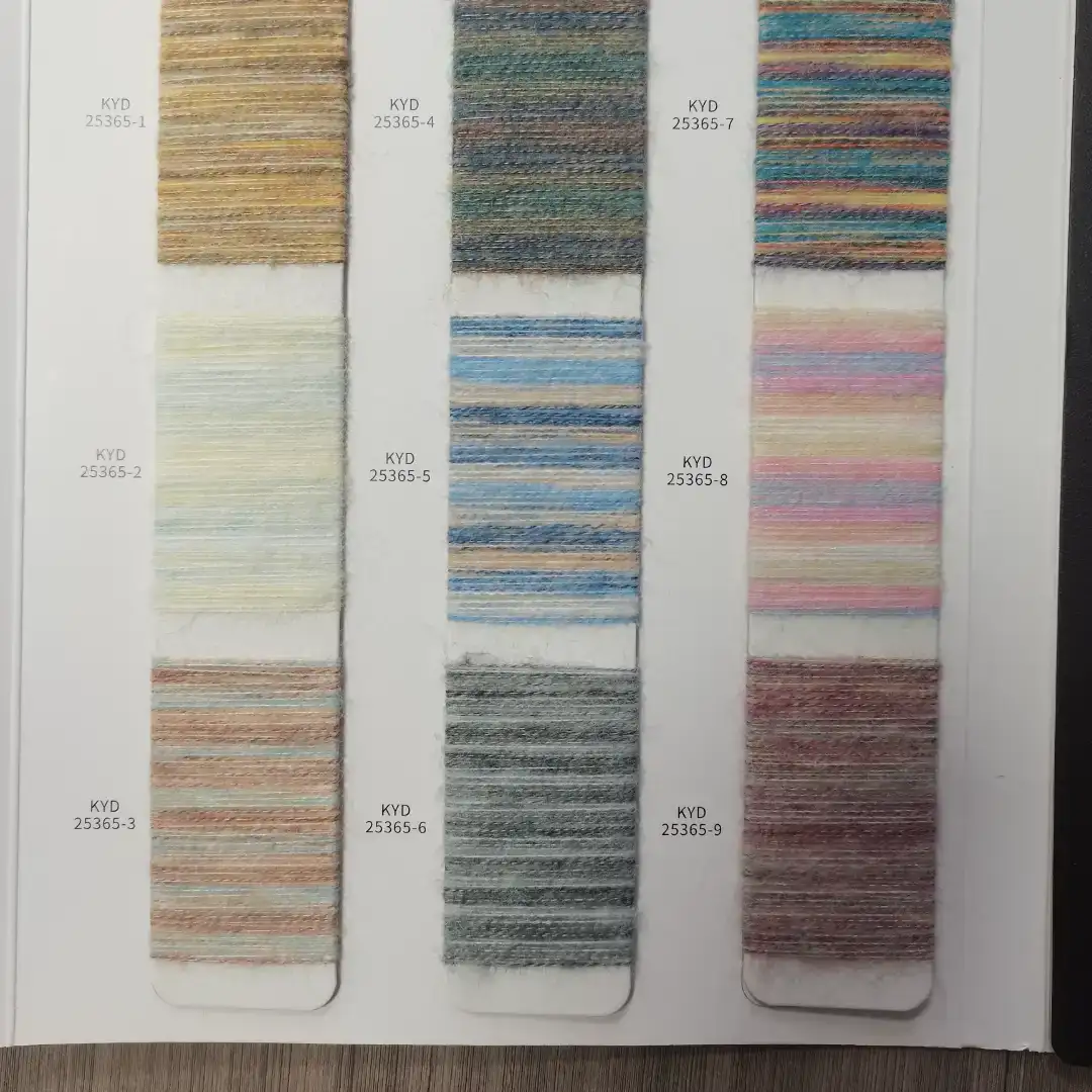 China Yarn for Ladies Vest (Sweater),Open Cardigan (Sweater),Full-Zipper Cardigan (Sweater),Knitted Jacket (Sweater),Round Neck Pullover (Sweater),Crop Top Pullover (Sweater),Men's Pants (Sweater) Mossy Yarn Fancy Yarn Recycled Polyester Recycled Acrylic RWS Wool Recycled Nylon Clorful color buy from China wholesaler bulk order at wholesale price free worldwide shipping Alibaba