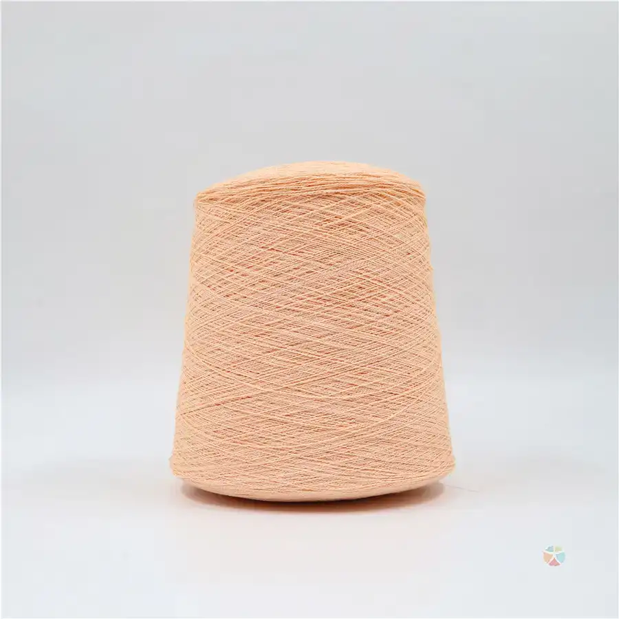 China Yarn for Full-Zipper Cardigan (Sweater),Half-Zipper Cardigan (Sweater),Shirt Long Sleeve Button (Sweater),Shirt Long Sleeve Zipper (Sweater),Shirt Half Sleeve Button (Sweater) Woollen Spun Regular Yarn Paper Tencel Cotton apricot pink color buy from China wholesaler bulk order at wholesale price free worldwide shipping Alibaba