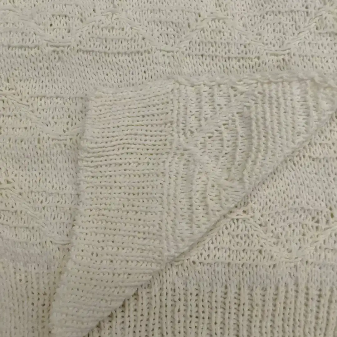 China Yarn for Open Cardigan (Sweater),Full-Zipper Cardigan (Sweater),Half-Zipper Cardigan (Sweater),Knitted Jacket (Sweater),Round Neck Pullover (Sweater) Matt Chenille Fancy Yarn Polyester Ivory color buy from China wholesaler bulk order at wholesale price free worldwide shipping Alibaba