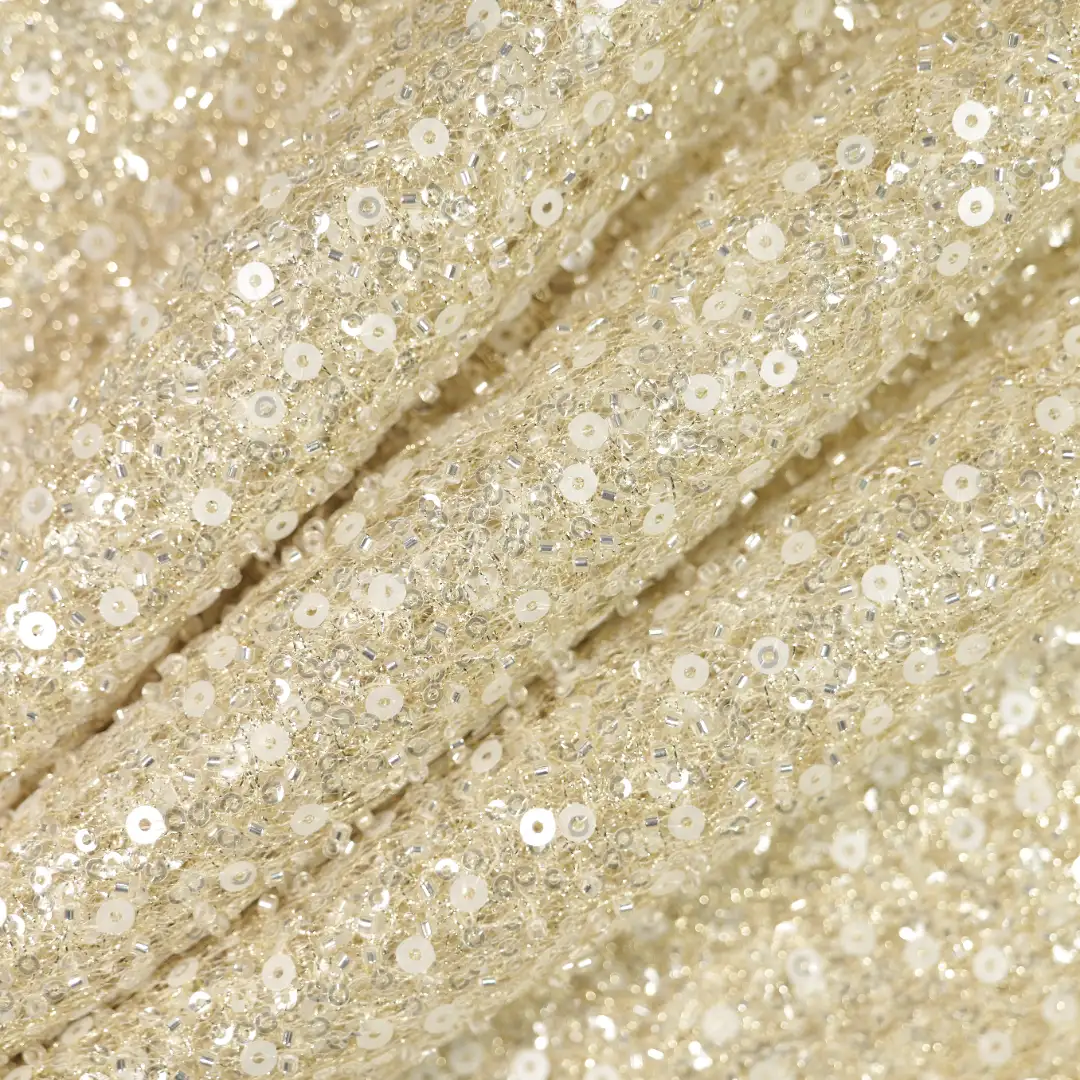 China Fabric for Skirt,Over Shirt Chanel-Style Fabric Woolen Polyester Silver color buy from China wholesaler bulk order at wholesale price free worldwide shipping Alibaba