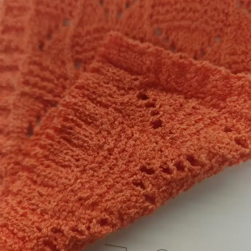 China Yarn for Men’s Vest (Sweater),Open Cardigan (Sweater),Full-Zipper Cardigan (Sweater),Half-Zipper Cardigan (Sweater) Boucle Yarn Fancy Yarn Recycled Polyester BCI Cotton Orange color buy from China wholesaler bulk order at wholesale price free worldwide shipping Alibaba