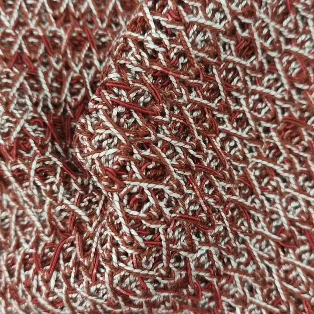 China Yarn for Ladies Vest (Sweater),Open Cardigan (Sweater),Knitted Jacket (Sweater),Hoodie  (Sweater),Kids Rounded Cardigan (Sweater) Double Twist Spun Regular Yarn Acrylic Nylon 夹花砖红 color buy from China wholesaler bulk order at wholesale price free worldwide shipping Alibaba