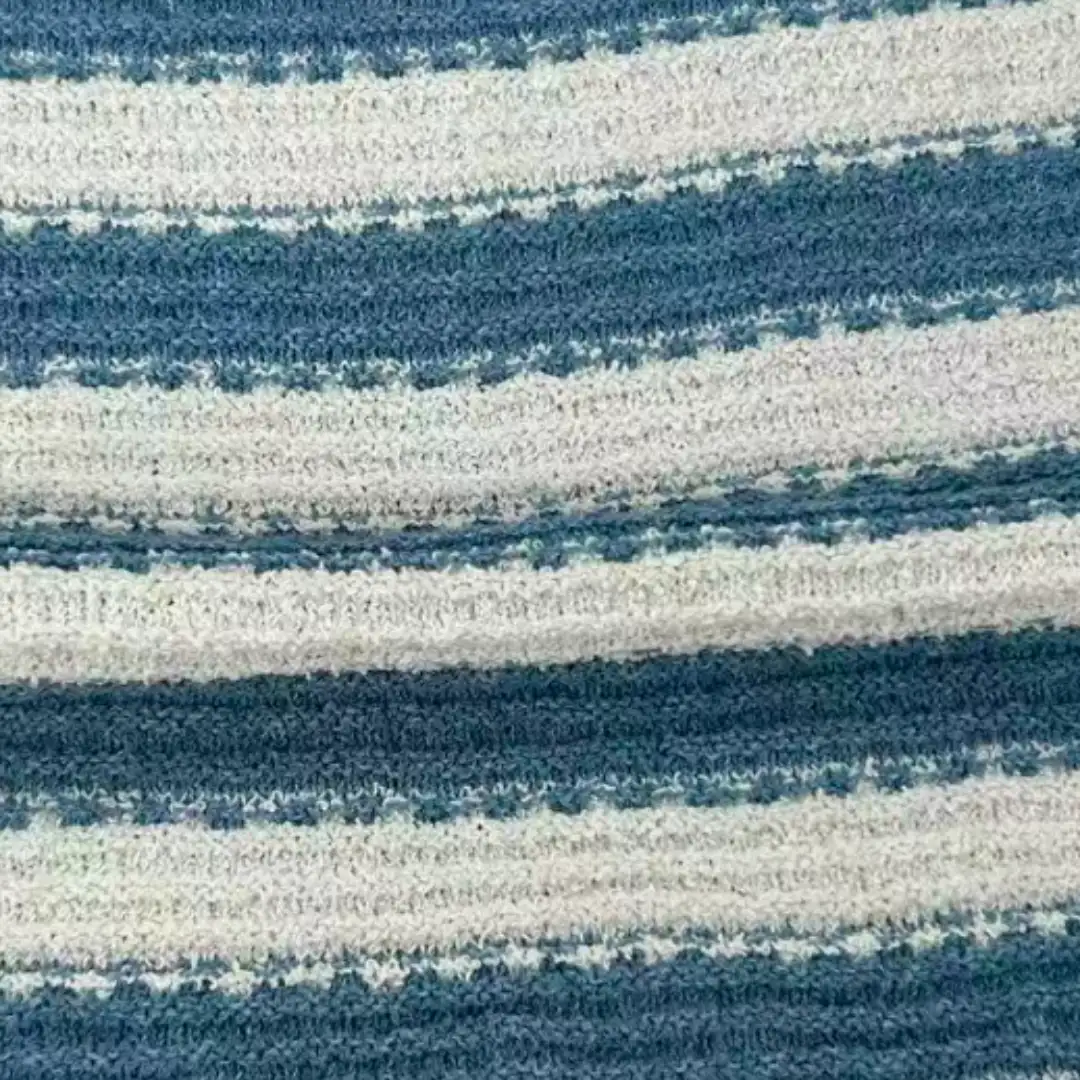 China Yarn for Ladies Vest (Sweater),Open Cardigan (Sweater),Polo T-shirt (Sweater),Roll Neck Jumper (Sweater),Womens Drop Shoulder Roll Neck Jumper (Sweater) Boucle Yarn Fancy Yarn Recycled Polyester BCI Cotton Blue white color buy from China wholesaler bulk order at wholesale price free worldwide shipping Alibaba