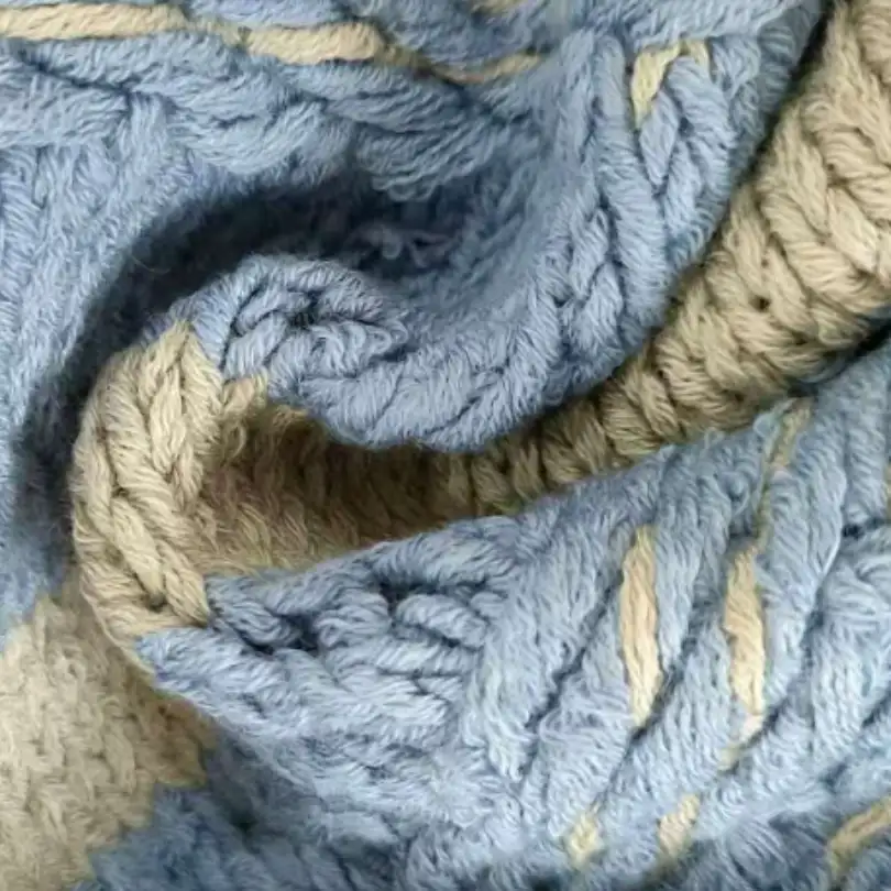 China Yarn for Men’s Vest (Sweater),Roll Neck Jumper (Sweater),Single Button Cardigan (Sweater,Boys Collar Cardigan (Sweater),Womens Drop Shoulder Roll Neck Jumper (Sweater) Mossy Yarn Fancy Yarn BCI Cotton Nylon Blue grey color buy from China wholesaler bulk order at wholesale price free worldwide shipping Alibaba