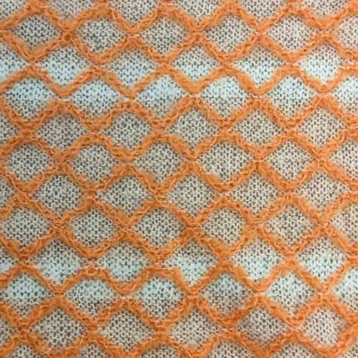 China Yarn for Ladies Vest (Sweater),Roll Neck Jumper (Sweater),Single Button Cardigan (Sweater,Polo Cropped Vest (Sweater) POLO Mossy Yarn Fancy Yarn Wool Acrylic Nylon Orange color buy from China wholesaler bulk order at wholesale price free worldwide shipping Alibaba