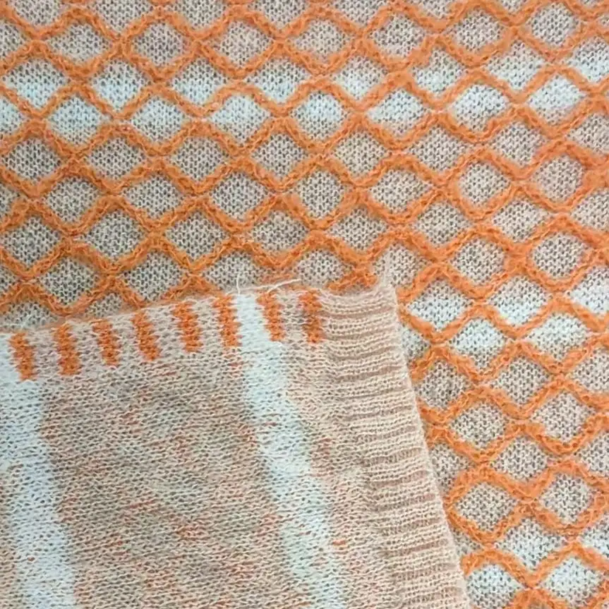 China Yarn for Ladies Vest (Sweater),Roll Neck Jumper (Sweater),Single Button Cardigan (Sweater,Polo Cropped Vest (Sweater) POLO Mossy Yarn Fancy Yarn Wool Acrylic Nylon Orange color buy from China wholesaler bulk order at wholesale price free worldwide shipping Alibaba