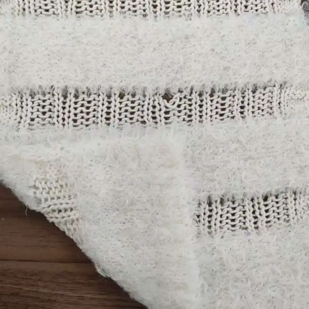 China Yarn for Round Neck Pullover (Sweater),Roll Neck Jumper (Sweater),Womens Short Hoodie Feather Yarn Fancy Yarn Polyester White color buy from China wholesaler bulk order at wholesale price free worldwide shipping Alibaba