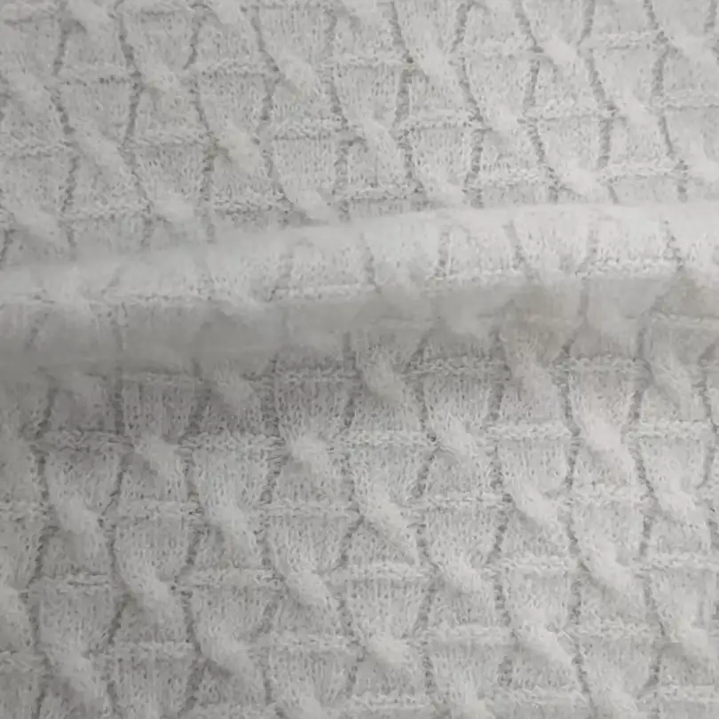 China Yarn for Ladies Vest (Sweater),Men’s Vest (Sweater),Open Cardigan (Sweater),Round Neck Pullover (Sweater),Polo T-shirt (Sweater) Mossy Yarn Fancy Yarn Acrylic Polyester Spandex White color buy from China wholesaler bulk order at wholesale price free worldwide shipping Alibaba