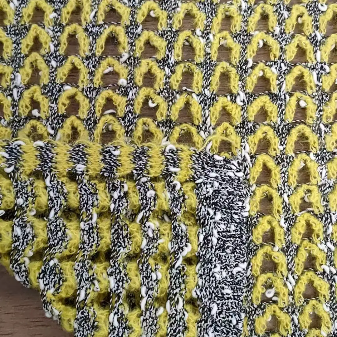 China Yarn for Open Cardigan (Sweater),Roll Neck Jumper (Sweater),Single Button Cardigan (Sweater Knot Yarn Fancy Yarn Polyester Black and White color buy from China wholesaler bulk order at wholesale price free worldwide shipping Alibaba