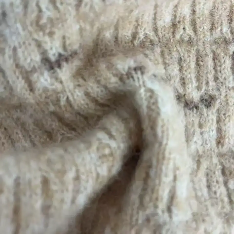 China Yarn for Open Cardigan (Sweater),Full-Zipper Cardigan (Sweater),Half-Zipper Cardigan (Sweater),Shirt Long Sleeve Button (Sweater) Mossy Yarn Fancy Yarn Acrylic Polyester Spandex brown color buy from China wholesaler bulk order at wholesale price free worldwide shipping Alibaba