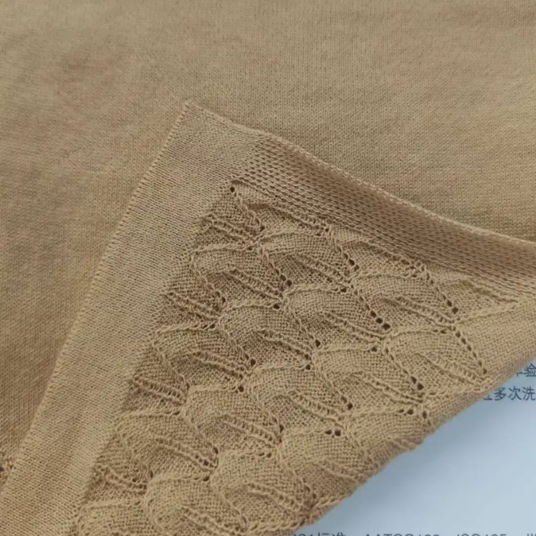 China Yarn for Full-Zipper Cardigan (Sweater),Half-Zipper Cardigan (Sweater),Kids Crew-Neck Cardigan (Sweater),Kids Bow Tie-Front Vest (Sweater) Ring Spun Regular Yarn Cotton Polyester brown color buy from China wholesaler bulk order at wholesale price free worldwide shipping Alibaba