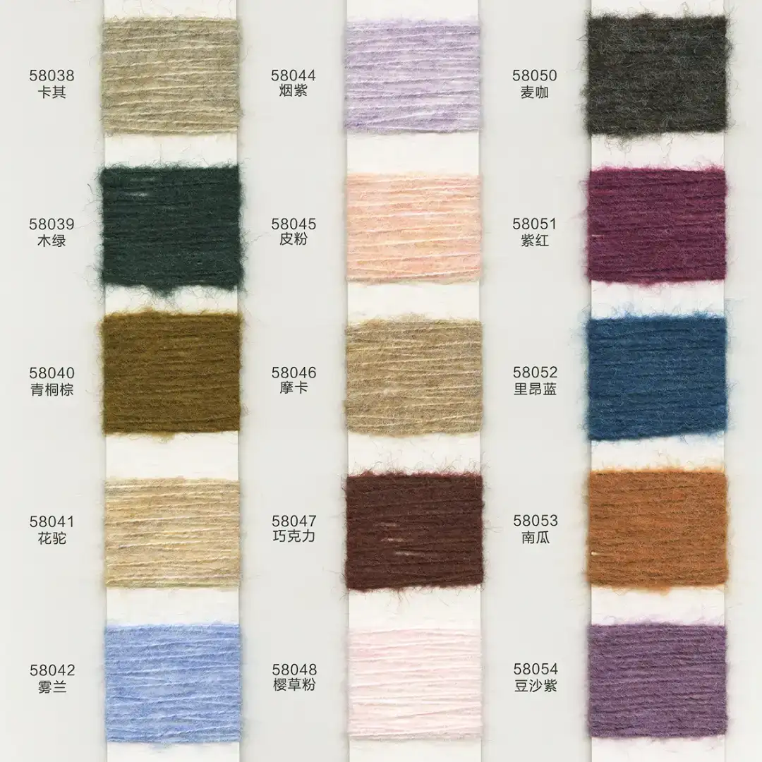 China Yarn for Round Neck Pullover (Sweater),Crew Neck Pullover (Sweater) Mossy Yarn Fancy Yarn Nylon Wool Elastane Recycled Polyester Acrylic brown color buy from China wholesaler bulk order at wholesale price free worldwide shipping Alibaba