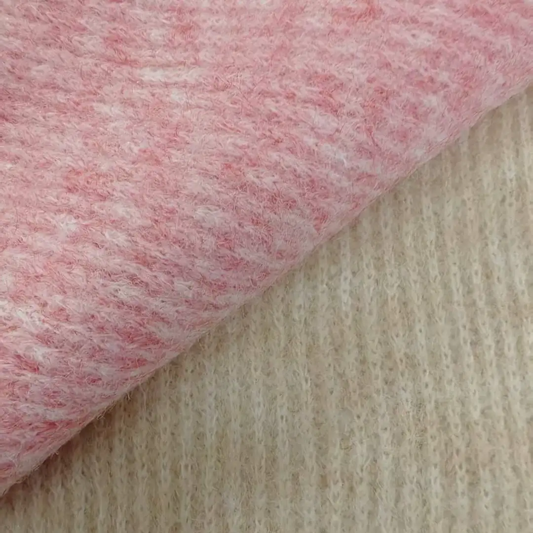 China Yarn for Open Cardigan (Sweater),Full-Zipper Cardigan (Sweater),Half-Zipper Cardigan (Sweater),Shirt Long Sleeve Button (Sweater) Mossy Yarn Fancy Yarn Wool Recycled Polyester Acrylic Nylon Spandex pink color buy from China wholesaler bulk order at wholesale price free worldwide shipping Alibaba