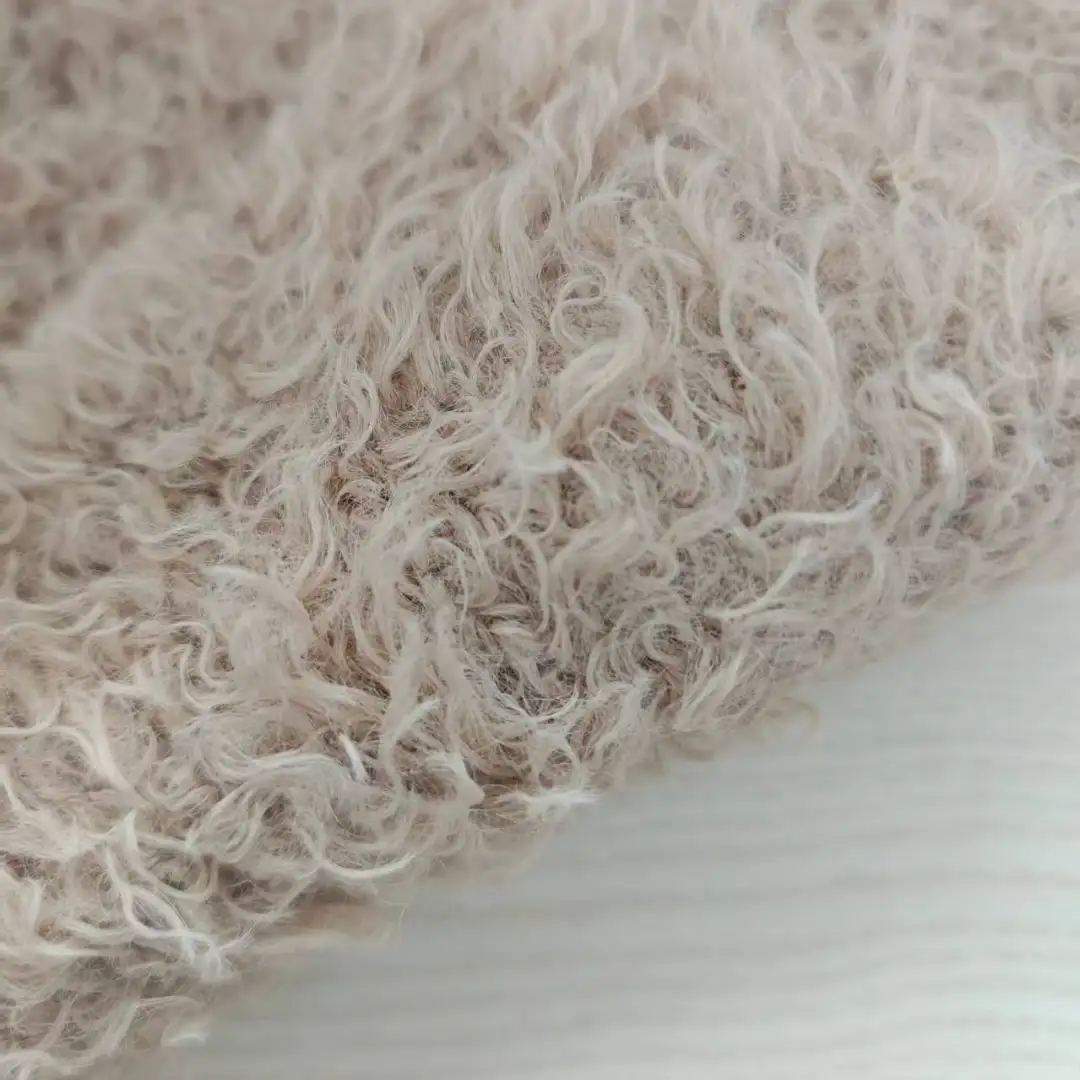 China Yarn for Full-Zipper Cardigan (Sweater),Half-Zipper Cardigan (Sweater),Shirt Half Sleeve Zipper (Sweater),Knitted Jacket (Sweater) Teddy Yarn Fancy Yarn Polyester brown color buy from China wholesaler bulk order at wholesale price free worldwide shipping Alibaba