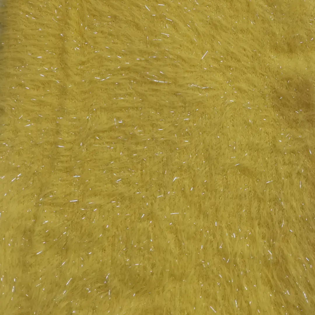 China Yarn for Ladies Vest (Sweater),Round Neck Pullover (Sweater),Crew Neck Pullover (Sweater),Kids Crew-Neck Cardigan (Sweater),Roll Neck Jumper (Sweater) Cat Feather Yarn Fancy Yarn Nylon Lurex Dark Yellow color buy from China wholesaler bulk order at wholesale price free worldwide shipping Alibaba