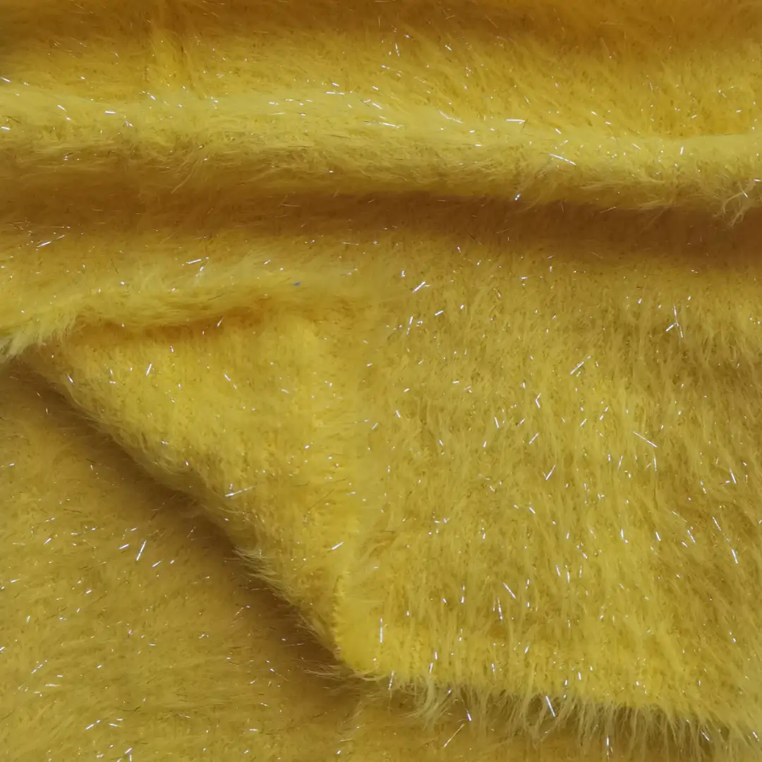 China Yarn for Ladies Vest (Sweater),Round Neck Pullover (Sweater),Crew Neck Pullover (Sweater),Kids Crew-Neck Cardigan (Sweater),Roll Neck Jumper (Sweater) Cat Feather Yarn Fancy Yarn Nylon Lurex Dark Yellow color buy from China wholesaler bulk order at wholesale price free worldwide shipping Alibaba