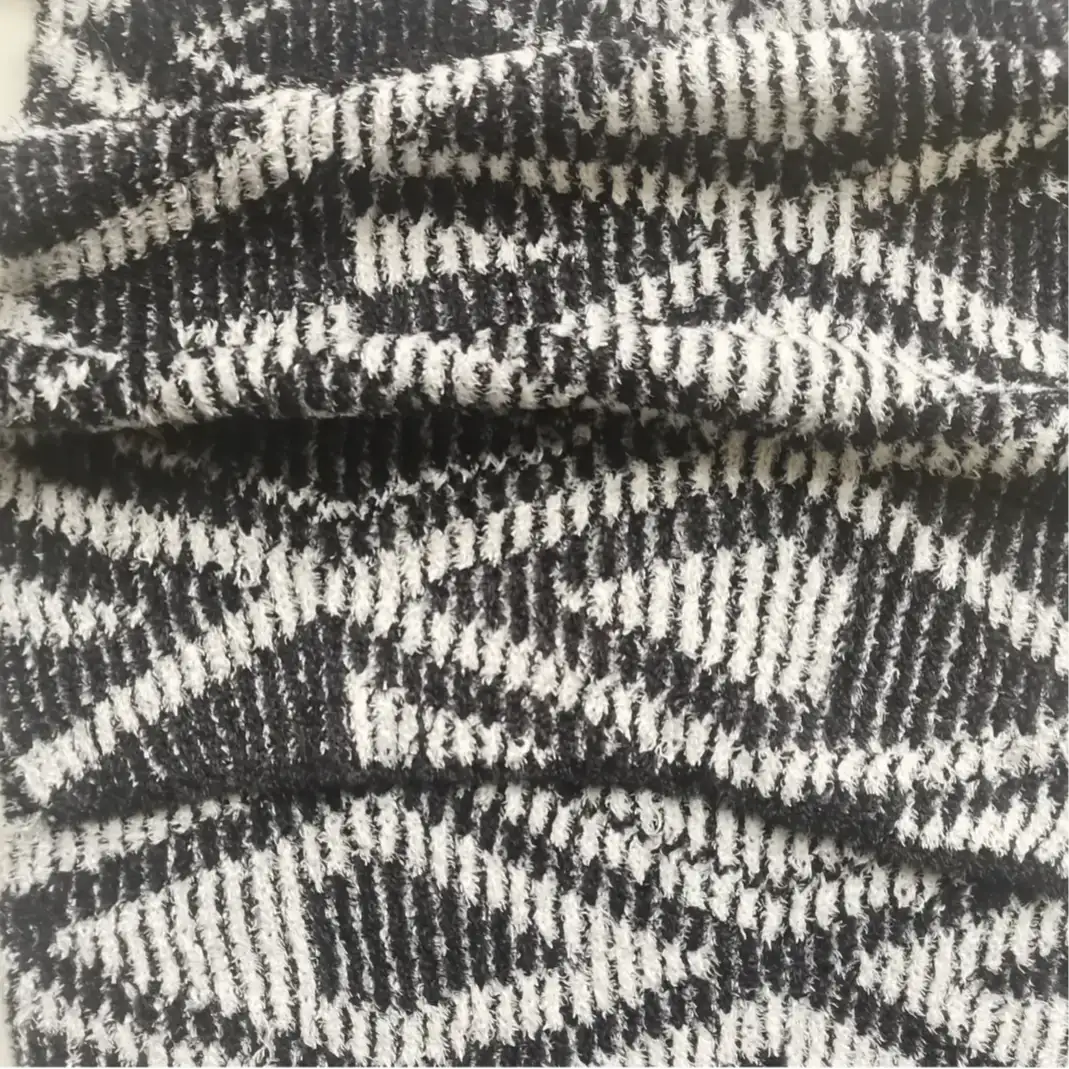 China Yarn for Open Cardigan (Sweater),Round Neck Pullover (Sweater),Crew Neck Pullover (Sweater),Kids Rounded Cardigan (Sweater) Feather Yarn Fancy Yarn Polyester White/Black color buy from China wholesaler bulk order at wholesale price free worldwide shipping Alibaba