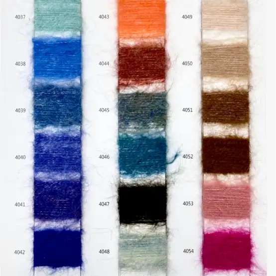 China Yarn for Open Cardigan (Sweater),Full-Zipper Cardigan (Sweater),Round Neck Pullover (Sweater),Kids Rounded Cardigan (Sweater),Womens Crew-Neck Layer Top Mossy Yarn Fancy Yarn Recycled Polyester Polyamide Polyester Wool Spandex Rose Pink/Green color buy from China wholesaler bulk order at wholesale price free worldwide shipping Alibaba