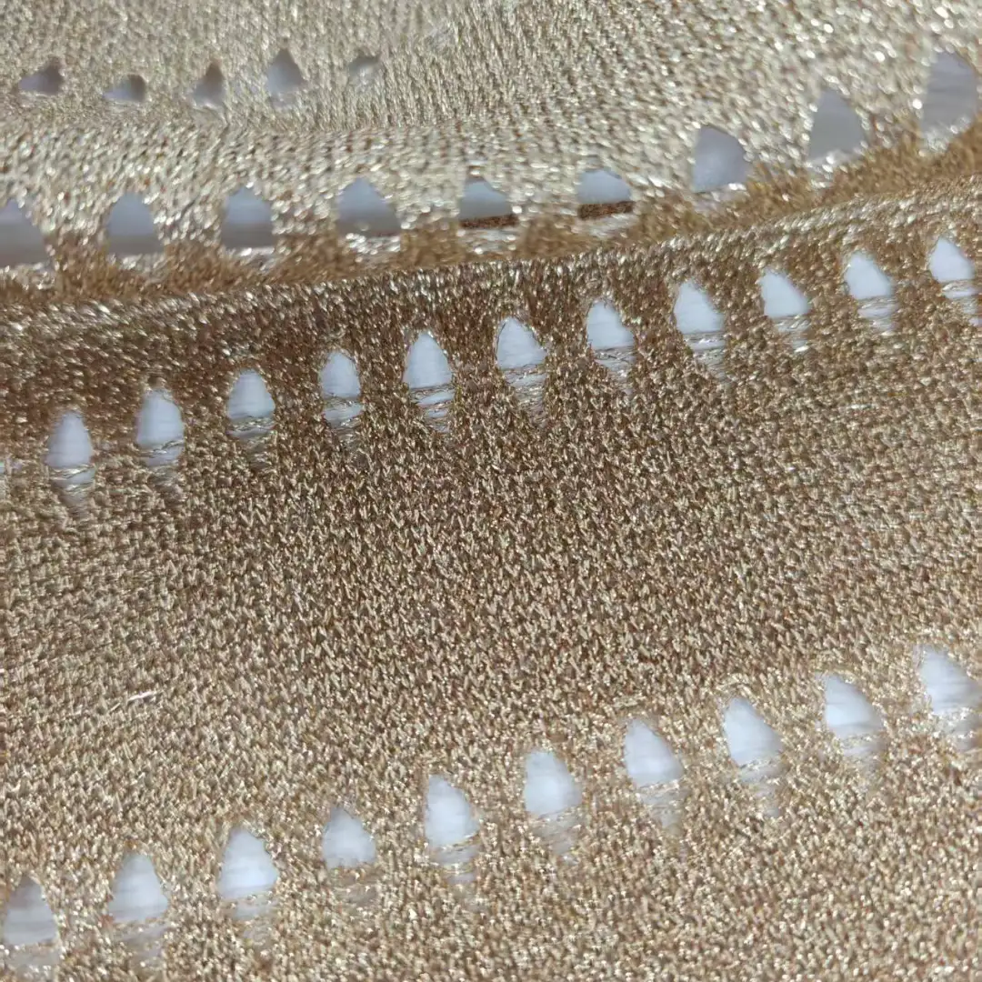 China Yarn for Full-Zipper Cardigan (Sweater),Half-Zipper Cardigan (Sweater),Shirt Long Sleeve Button (Sweater) Tubular Tape Yarn Fancy Yarn Metallic fiber Nylon golden color buy from China wholesaler bulk order at wholesale price free worldwide shipping Alibaba