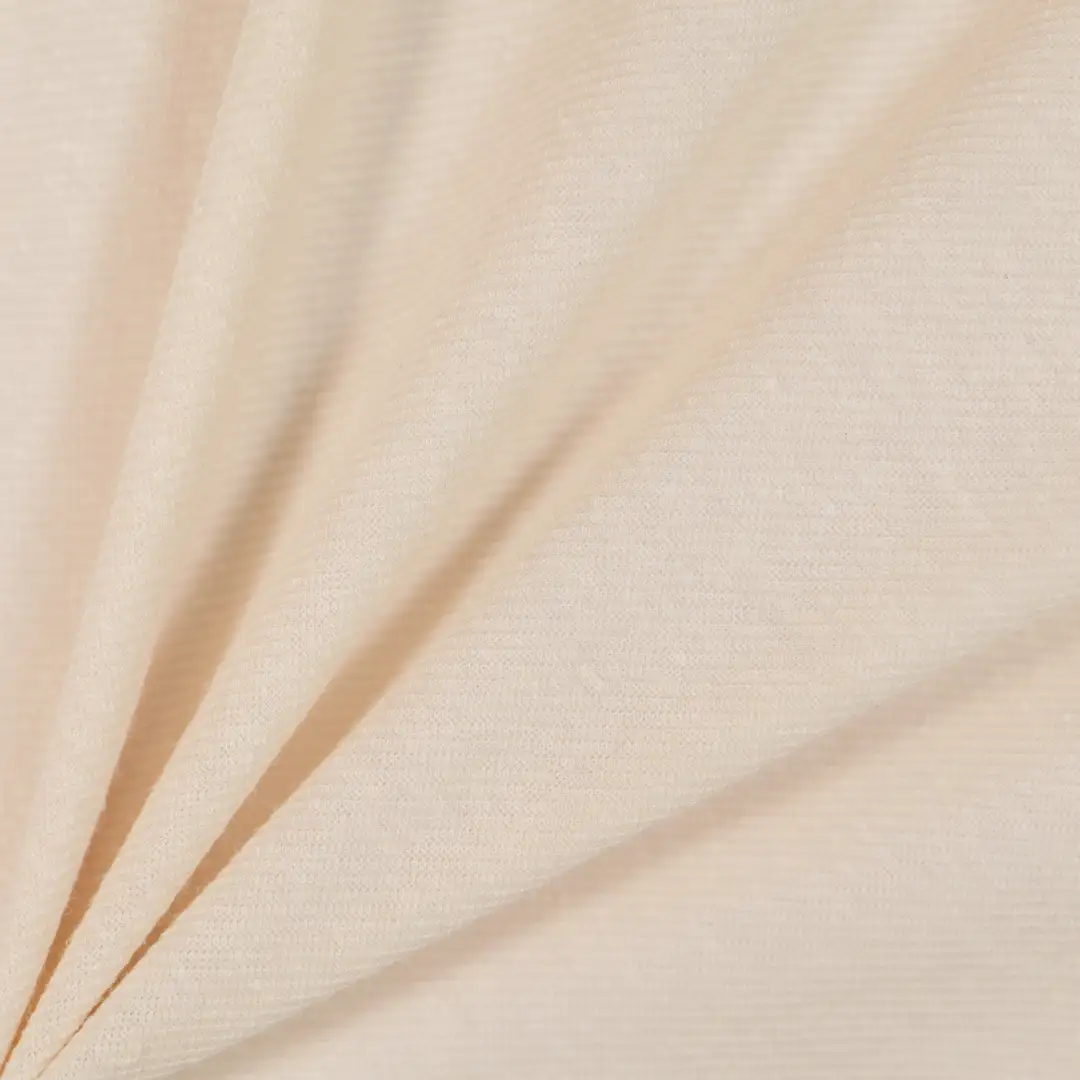 China Fabric for T-Shirt,Polo Shirt,Loungewear Jacquard Knit Fabric Viscose Spandex Linen Beige color buy from China wholesaler bulk order at wholesale price free worldwide shipping Alibaba