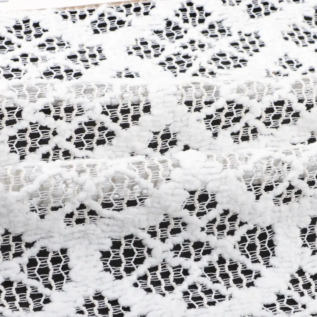 China Fabric for Shirt,Tank Top,Blouse,Skirt,Shorts Lace Knit Fabric Polyester Cotton white color buy from China wholesaler bulk order at wholesale price free worldwide shipping Alibaba
