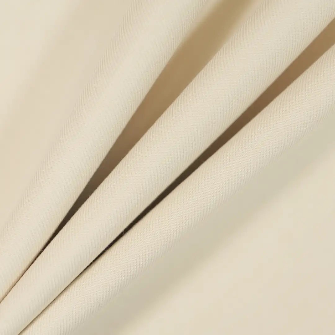 China Fabric for Skirt,Cropped V-Neck Shirt,Backless Beach Dress Twill Woven Blended Fabric Tencel Cotton rice color buy from China wholesaler bulk order at wholesale price free worldwide shipping Alibaba