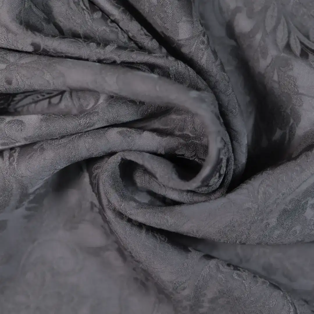 China Fabric for Shirt,Pants,Skirt Jacquard Synthetic Woven Fabric Viscose grey color buy from China wholesaler bulk order at wholesale price free worldwide shipping Alibaba