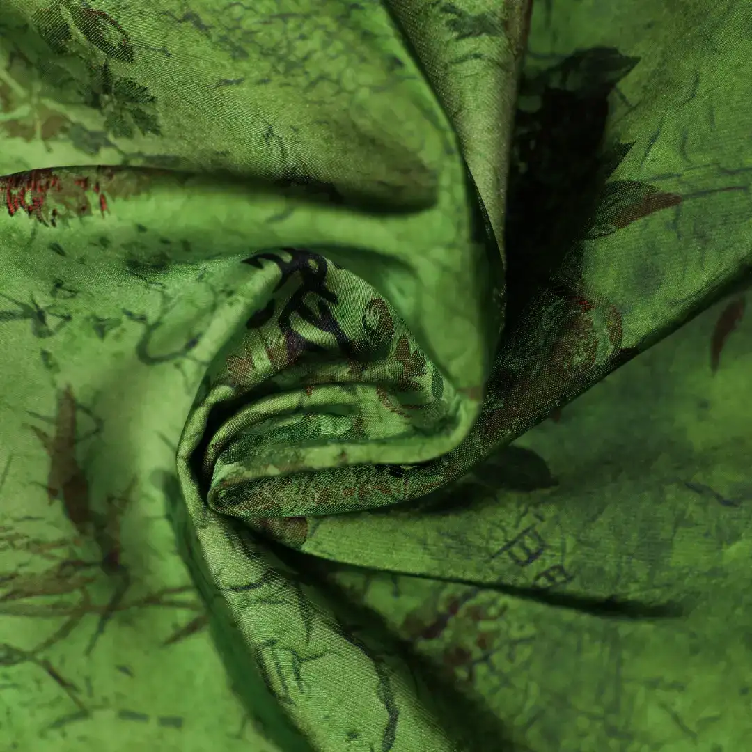 China Fabric for Shirt,Skirt Jacquard Woven Blended Fabric Viscose Polyester GREEN color buy from China wholesaler bulk order at wholesale price free worldwide shipping Alibaba