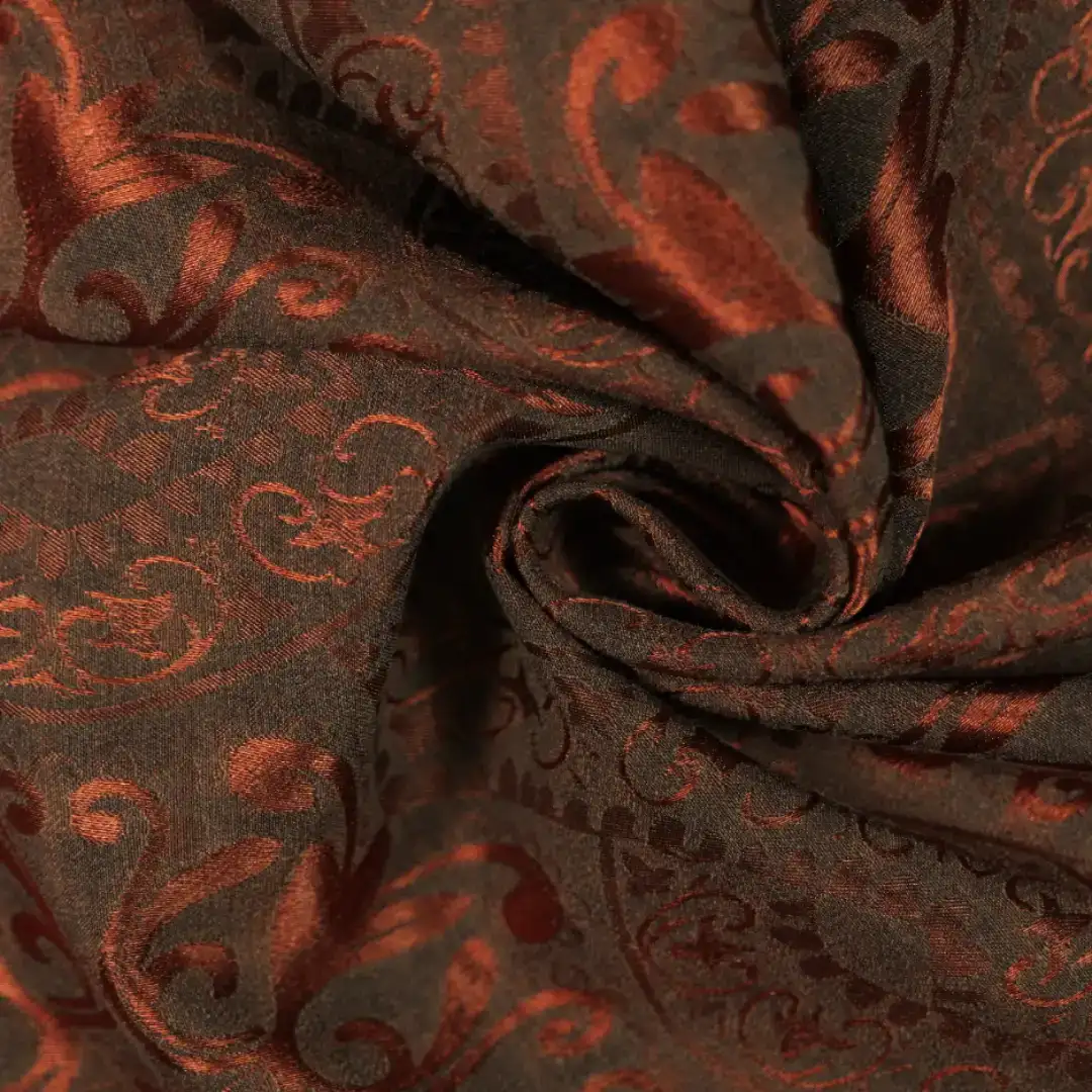 China Fabric for Shirt,Skirt Jacquard Woven Blended Fabric Rayon Modal Wool dark red color buy from China wholesaler bulk order at wholesale price free worldwide shipping Alibaba