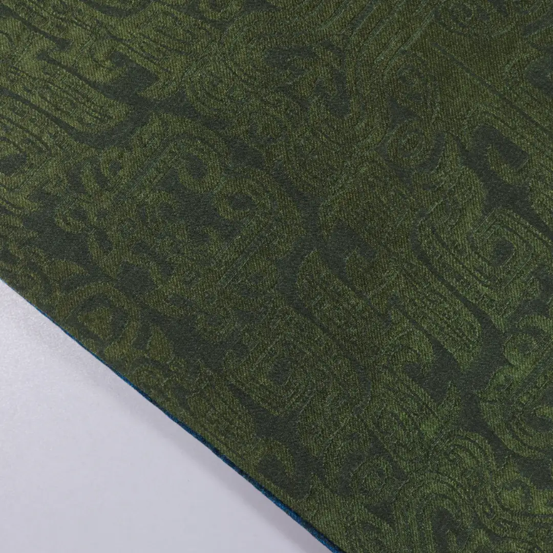 China Fabric for Shirt,Skirt Jacquard Woven Blended Fabric Viscose Modal Wool green color buy from China wholesaler bulk order at wholesale price free worldwide shipping Alibaba