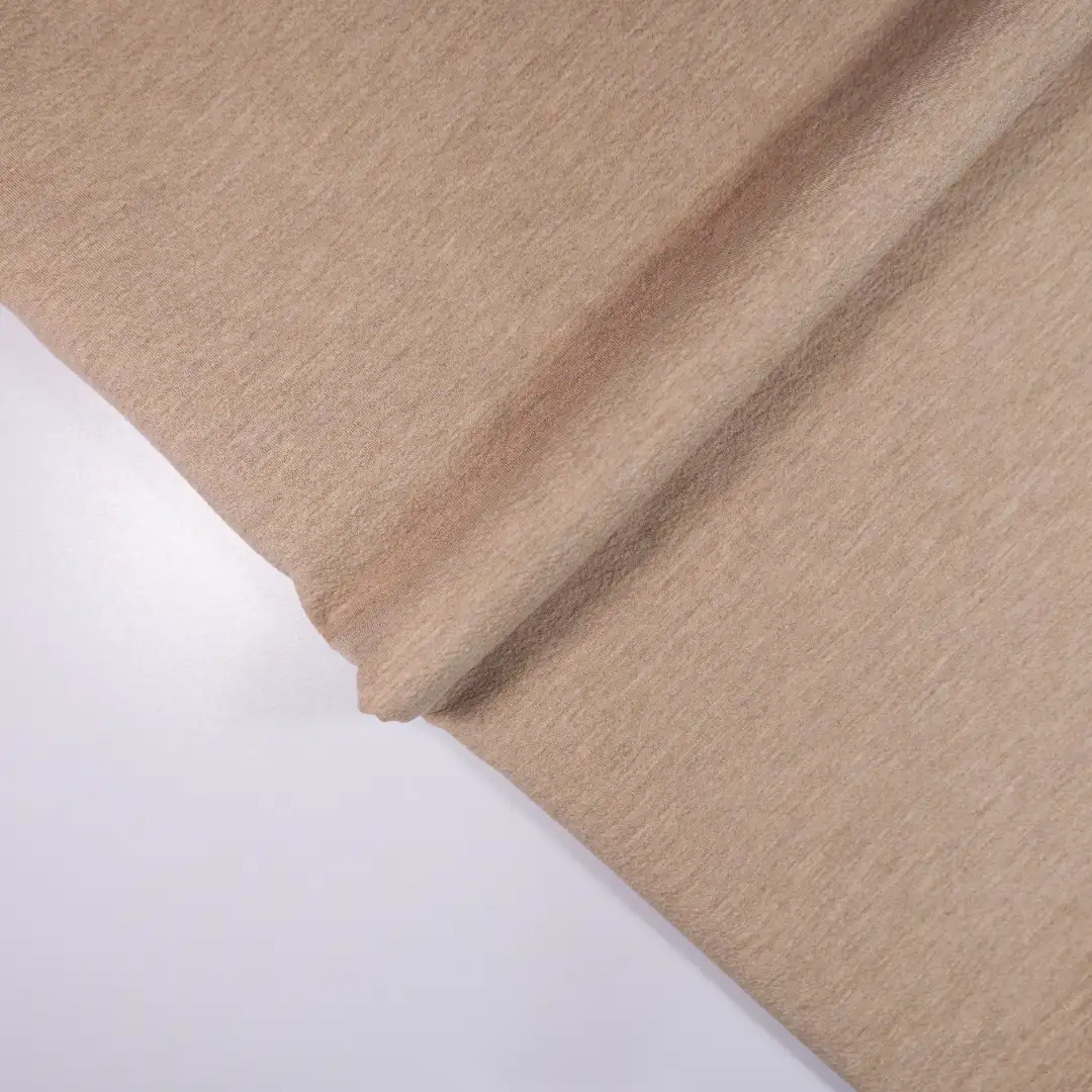 China Fabric for Hoodie,Tracksuits,Long Sleeve Base Layer Top Fleece Knit Fabric Rayon Polyester Spandex brown color buy from China wholesaler bulk order at wholesale price free worldwide shipping Alibaba