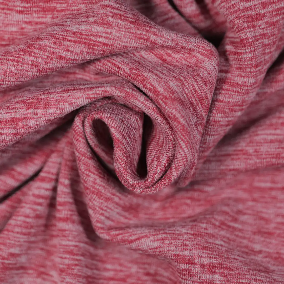 China Fabric for Hoodie,Drawstring Wide Leg Trousers Interlock Knit Fabric Polyester Spandex red color buy from China wholesaler bulk order at wholesale price free worldwide shipping Alibaba