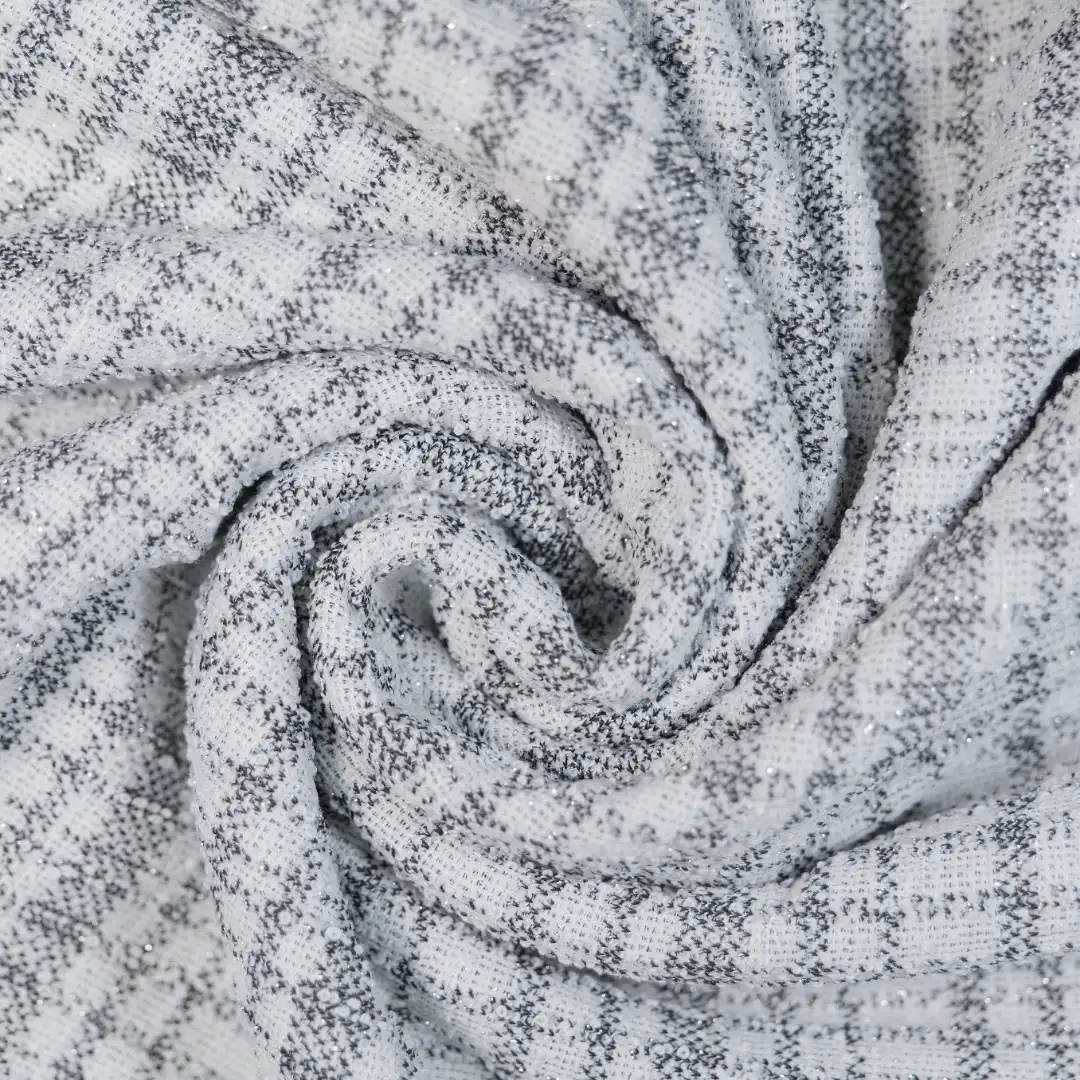 China Fabric for Girls Flared-Sleeve Maxi Dress,Girls Ruffled V-Neck Dress,Womens Quilted A-Line Midi Skirt,Womens Side-Slit Pencil Midi Skirt Jacquard Knit Fabric Polyester Lurex Spandex stripes color buy from China wholesaler bulk order at wholesale price free worldwide shipping Alibaba