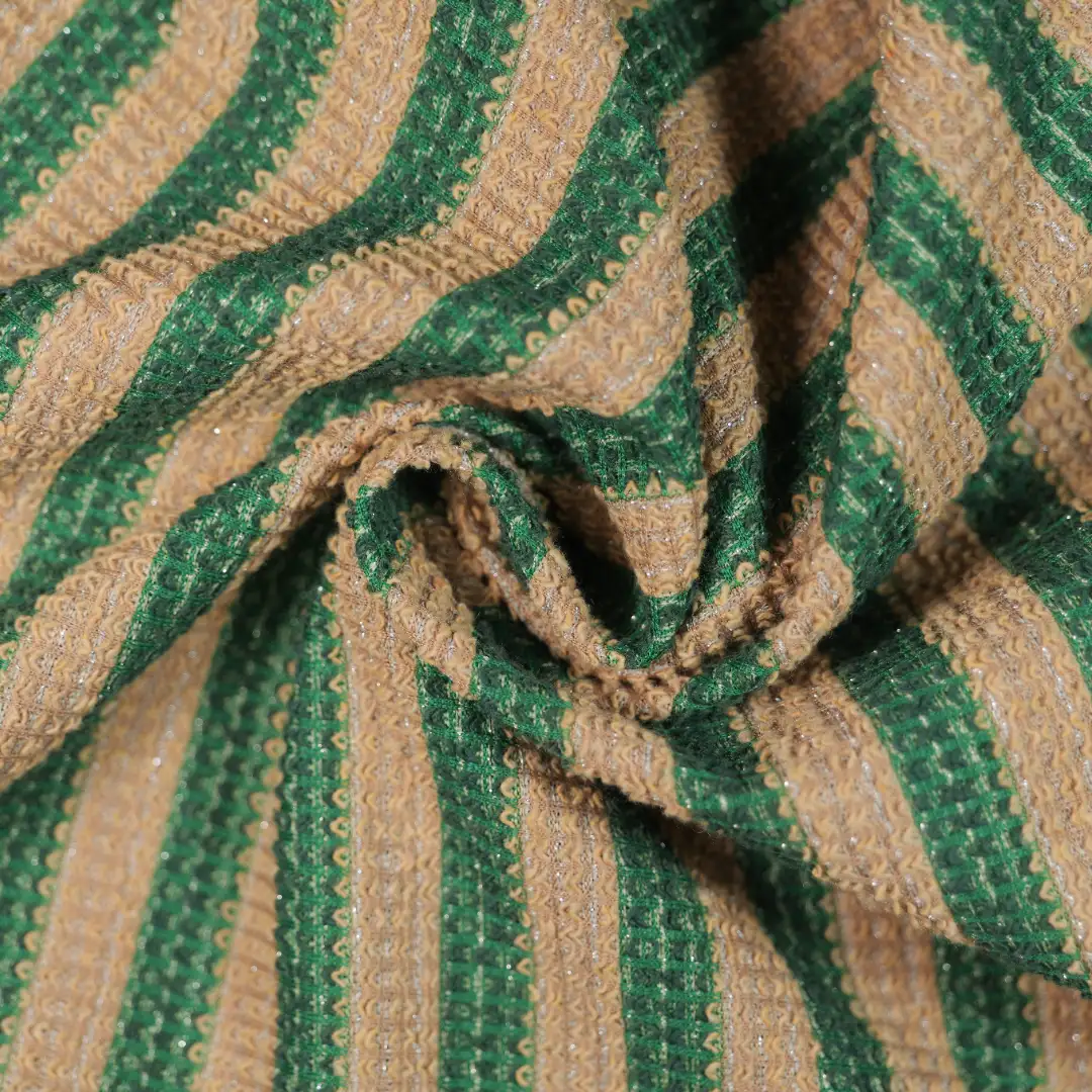 China Fabric for Skirt,Ruffled Mini Skirt,Tiered Ruched Midi Skirt,Kids Lace Trim Dress Yarn-dyed fabric Knit Fabric Polyester Lurex Spandex stripe color buy from China wholesaler bulk order at wholesale price free worldwide shipping Alibaba