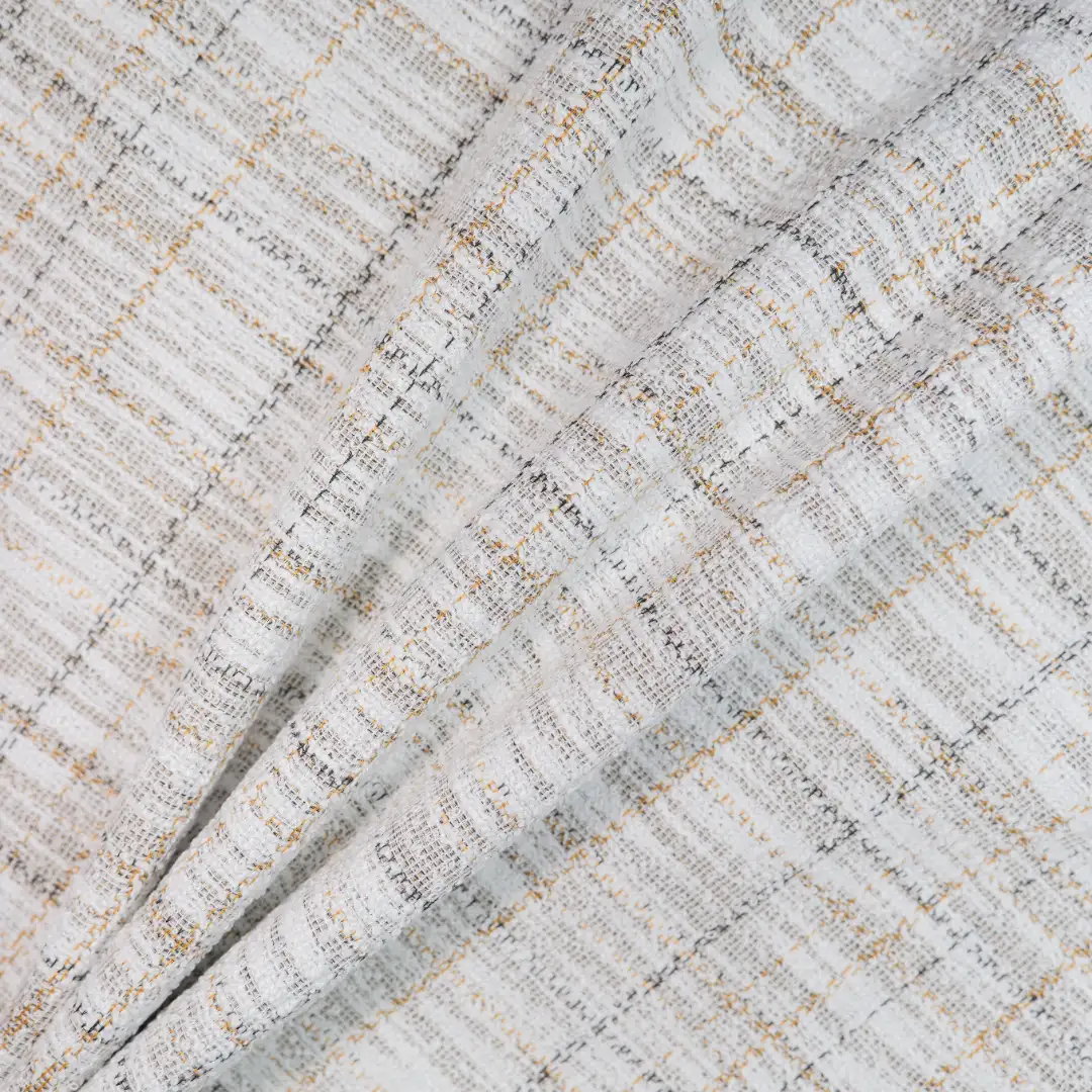 China Fabric for Jackets,Skirt,Shorts Yarn-dyed fabric Knit Fabric Polyester Elastane white color buy from China wholesaler bulk order at wholesale price free worldwide shipping Alibaba