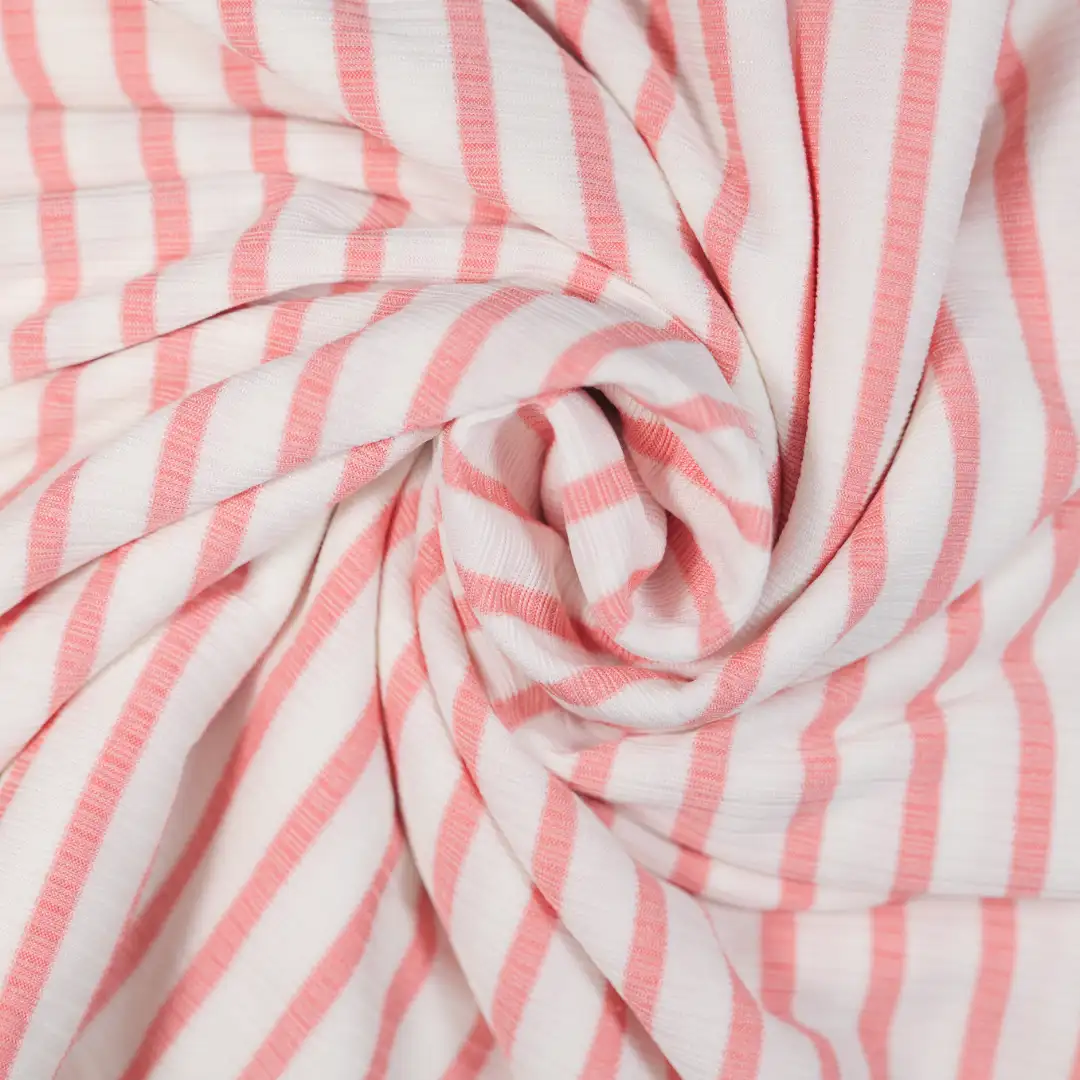 China Fabric for Skirt,Shorts,Hoodie,Yoga Clothes,Loungewear,Sweatshirt Single Jersey Knit Fabric Polyester Spandex stripe color buy from China wholesaler bulk order at wholesale price free worldwide shipping Alibaba
