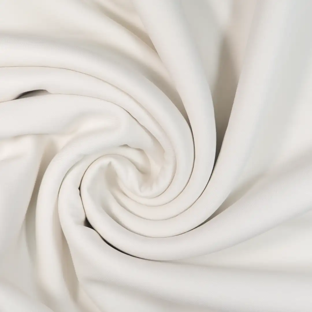 China Fabric for Shirt,Pants,Crop Top Single Jersey Knit Fabric Lyocell Recycled Polyester Polyester Spandex ivory color buy from China wholesaler bulk order at wholesale price free worldwide shipping Alibaba