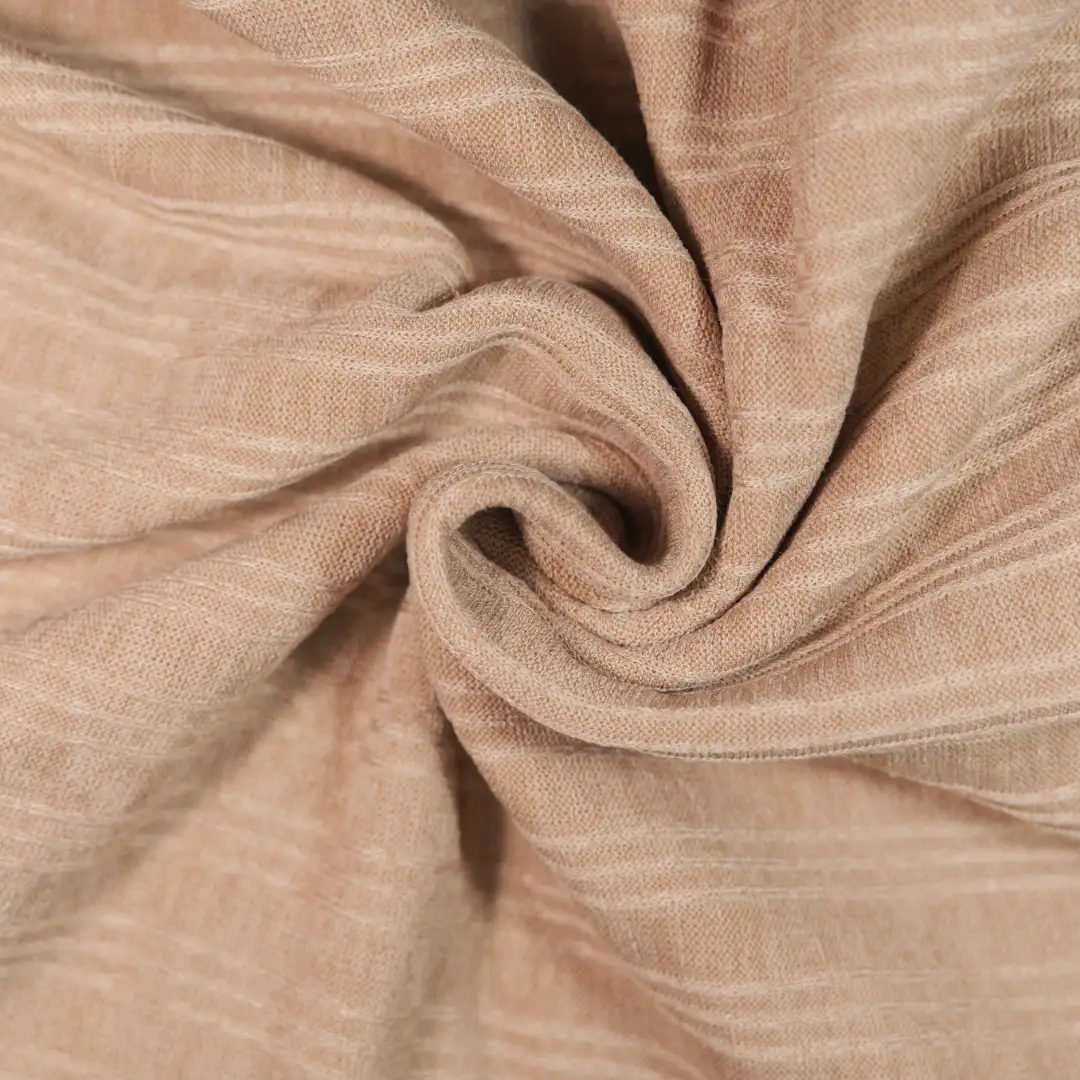 China Fabric for Skirt,Hoodie,Loungewear Crepe Knit Fabric Polyester Spandex khaki color buy from China wholesaler bulk order at wholesale price free worldwide shipping Alibaba