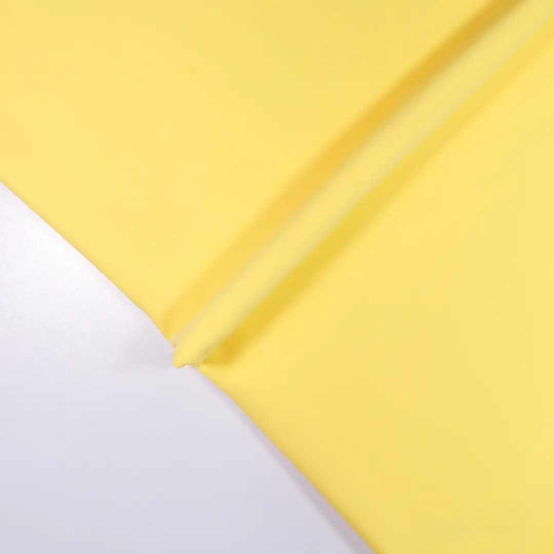 China Fabric for Skirt,Hoodie,Wide Leg Trousers Single Jersey Knit Fabric Polyester Spandex yellow color buy from China wholesaler bulk order at wholesale price free worldwide shipping Alibaba