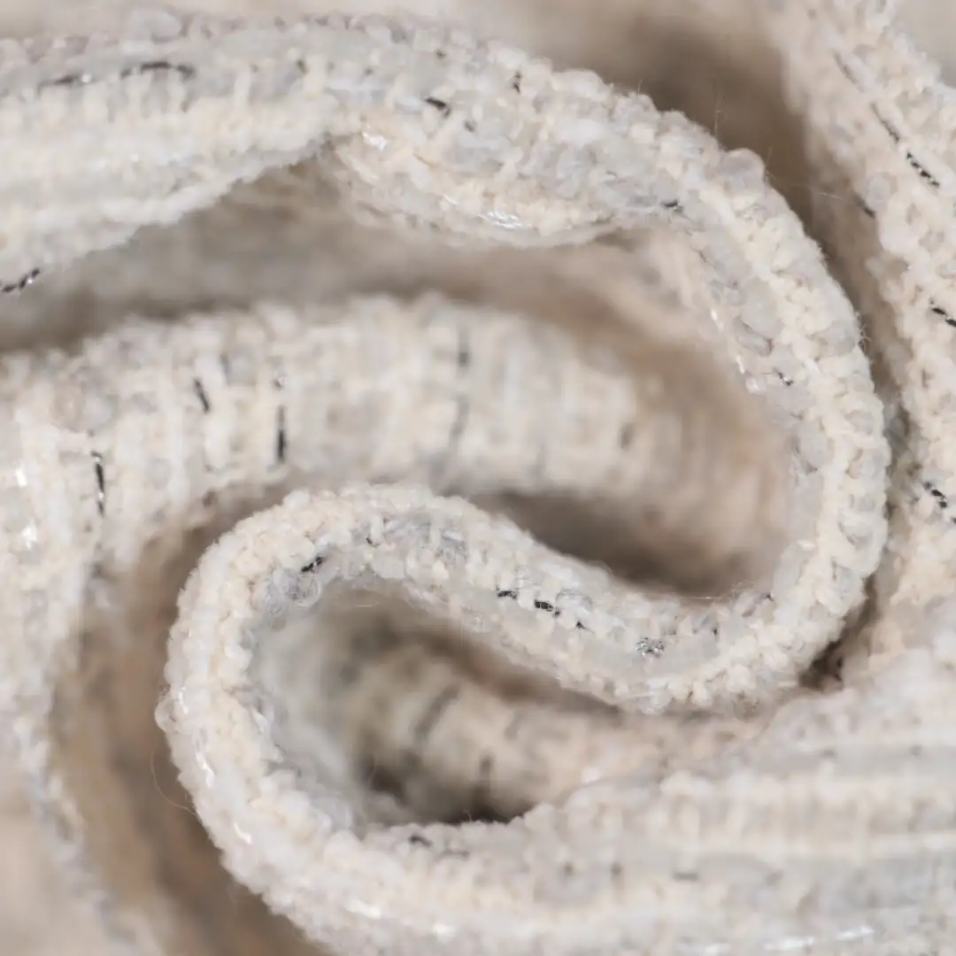 China Fabric for Jackets,Skirt Chanel-Style Fabric Woolen Polyester grey color buy from China wholesaler bulk order at wholesale price free worldwide shipping Alibaba