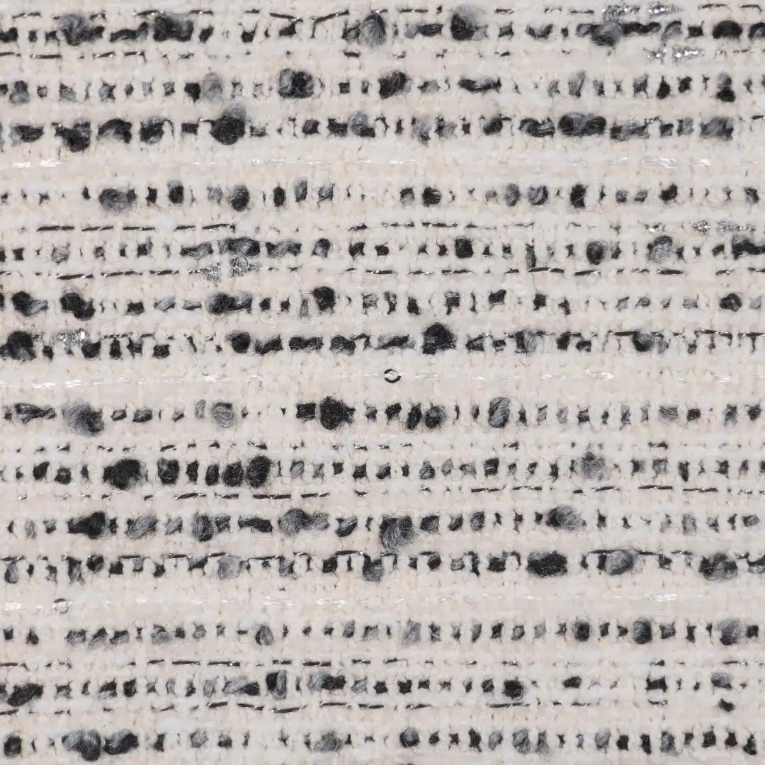 China Fabric for Skirt,Overcoat Chanel-Style Fabric Woolen Polyester black color buy from China wholesaler bulk order at wholesale price free worldwide shipping Alibaba